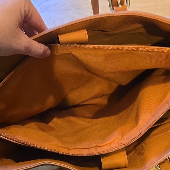 Ecosusi Elegant Creame and Tan Tote Bag - Picture 7 of 14